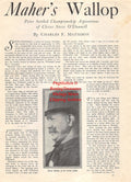 Boxing News Clipping #1875 - Peter Maher, Oscar Gardner