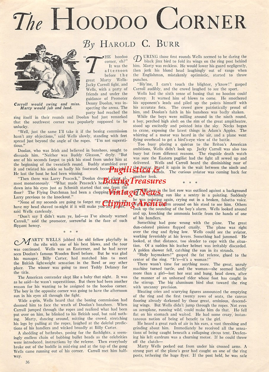 Boxing News Clipping #1877 - Kid Francis vs. Eddie Shea