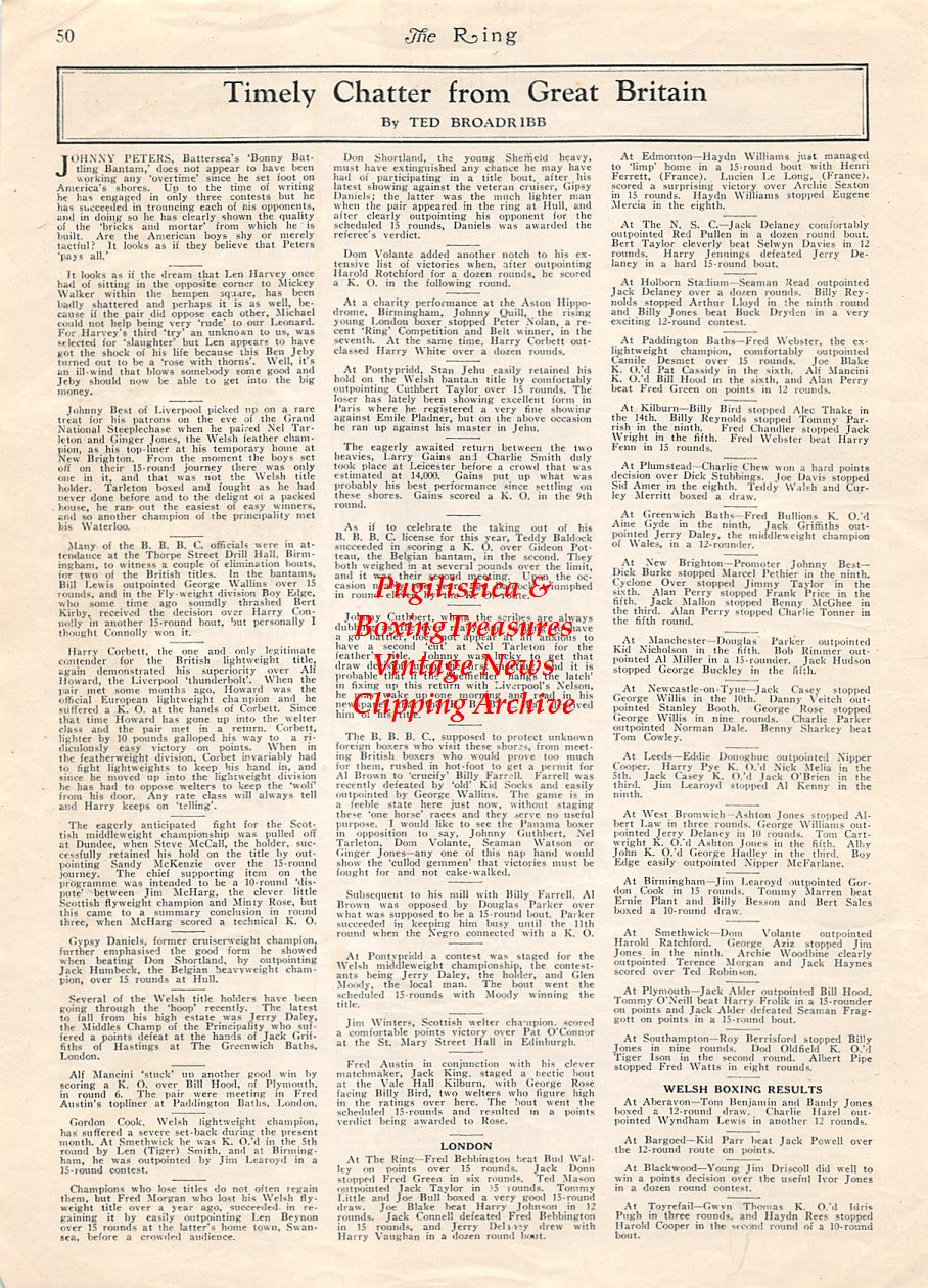 Boxing News Clipping #1881 - Al Diamond