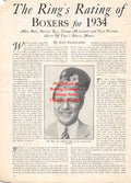 Boxing News Clipping #1886 - Max Baer