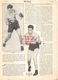 Boxing News Clipping #1887 - Steve Hamas, Art Lasky, Primo Carnera, Max Schmeling