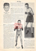 Boxing News Clipping #1889 - Ceferino Garcia, Tony Canzoneri, Barney Ross, Patsy Perroni, Young Corbett III, Ambrose Palmer