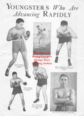 Boxing News Clipping #1896 - Louis Carranza, George Baratko, Herbie Hansford, Frankie Martin, Fanis Tzanetopoulos, Allie Tedesco, Eddie Hanlon