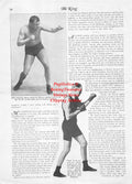 Boxing News Clipping #1898 - Mike Schreck, Fred Fulton, Charles Freeman