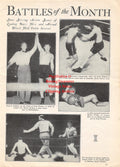 Boxing News Clipping #1900 - Paul Pirrone, Jack Portney vs. Herb Bishop, Mickey Walker, Johnny Jadick vs. Sammy Fuller, Ghoofar Khan, Ayub Khan