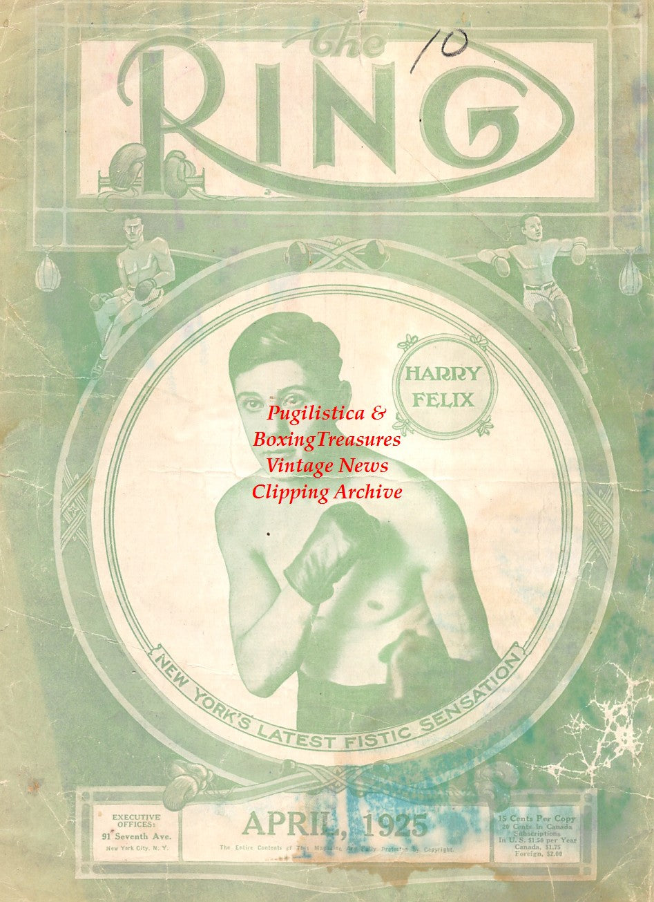 Boxing News Clipping #1904 - Harry Felix