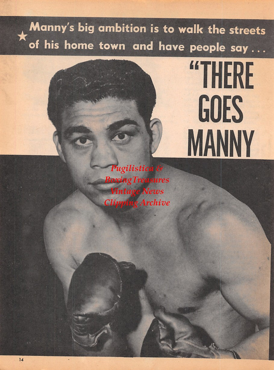 Boxing News Clipping #1908 - Manuel Gonzalez, Floyd Patterson vs. George Chuvalo, Zach Clayton