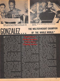 Boxing News Clipping #1909 - Manuel Gonzalez vs. Emile Griffith