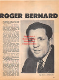 Boxing News Clipping #1913 - Roger Bernard, Lew Jenkins, Lou Ambers