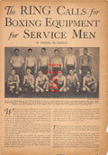 Boxing News Clipping #192 - 1942 U.S.S. New Orleans Boxing Team