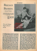 Boxing News Clipping #1933 - Miss Rhoda Cross (daughter of Leach Cross), Jimmy Bronson, Gordon Coughlin