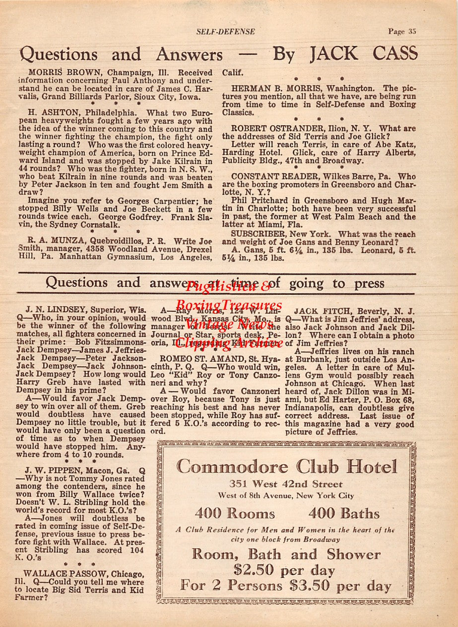 Boxing News Clipping #1939 - Kid Chocolate