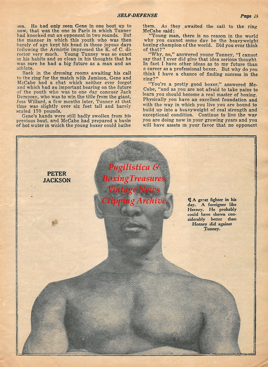 Boxing News Clipping #1950 - Peter Jackson