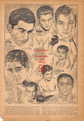Boxing News Clipping #196 - Jackie Kenny, Young Kid McCoy, Freddy Fiducia, Allie Stoltz, Johnny Flynn, Manuel Ortiz, Al Hart, Carlos Malacapa, Harry Hurst