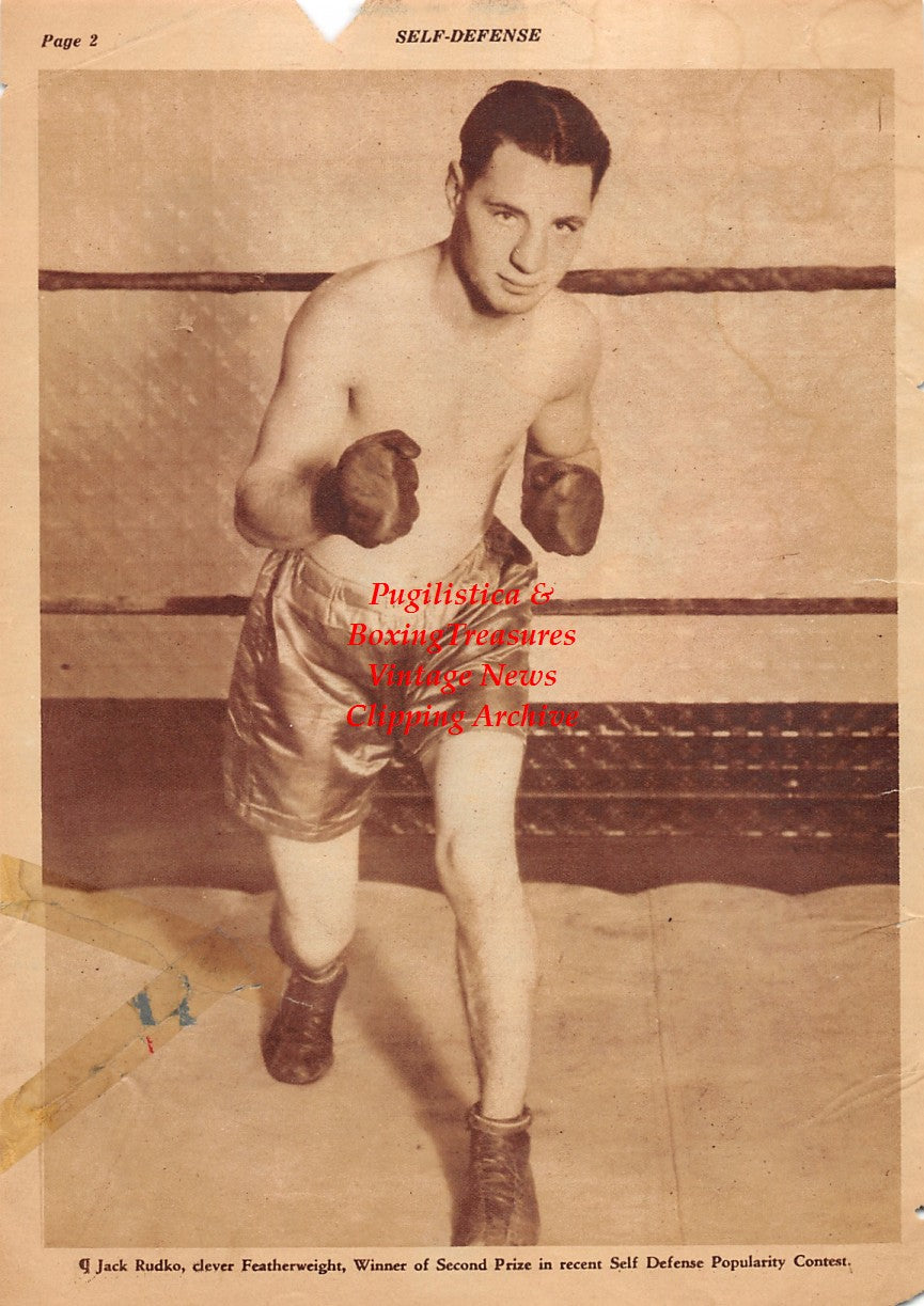 Boxing News Clipping #1963 - Jack DeMave, Jack Rudko