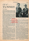Boxing News Clipping #1973 - Gene Tunney, Tex Rickard, Young Stribling vs. Jack Sharkey
