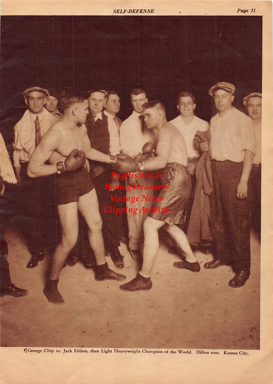 Boxing News Clipping #1977 - George Chip vs. Jack Dillon
