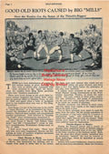 Boxing News Clipping #1978 - Dutch Sam vs. Ben Medley, Mike Collins