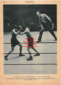Boxing News Clipping #1980 - Jimmy McLarnin vs. Ray Miller, Frankie Genaro vs. Emile Pladner, Henri Bernstein