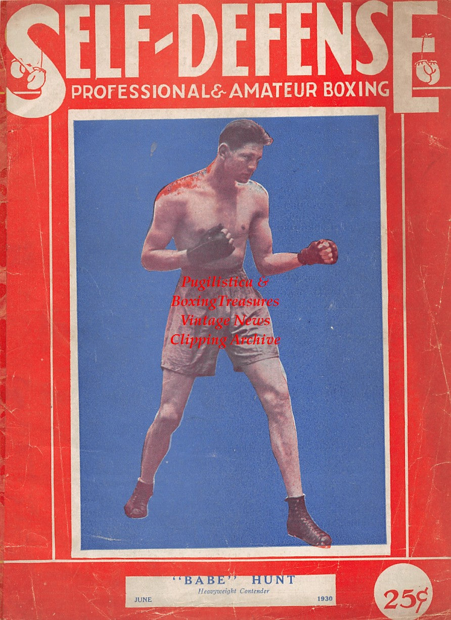 Boxing News Clipping #1981 - Babe Hunt