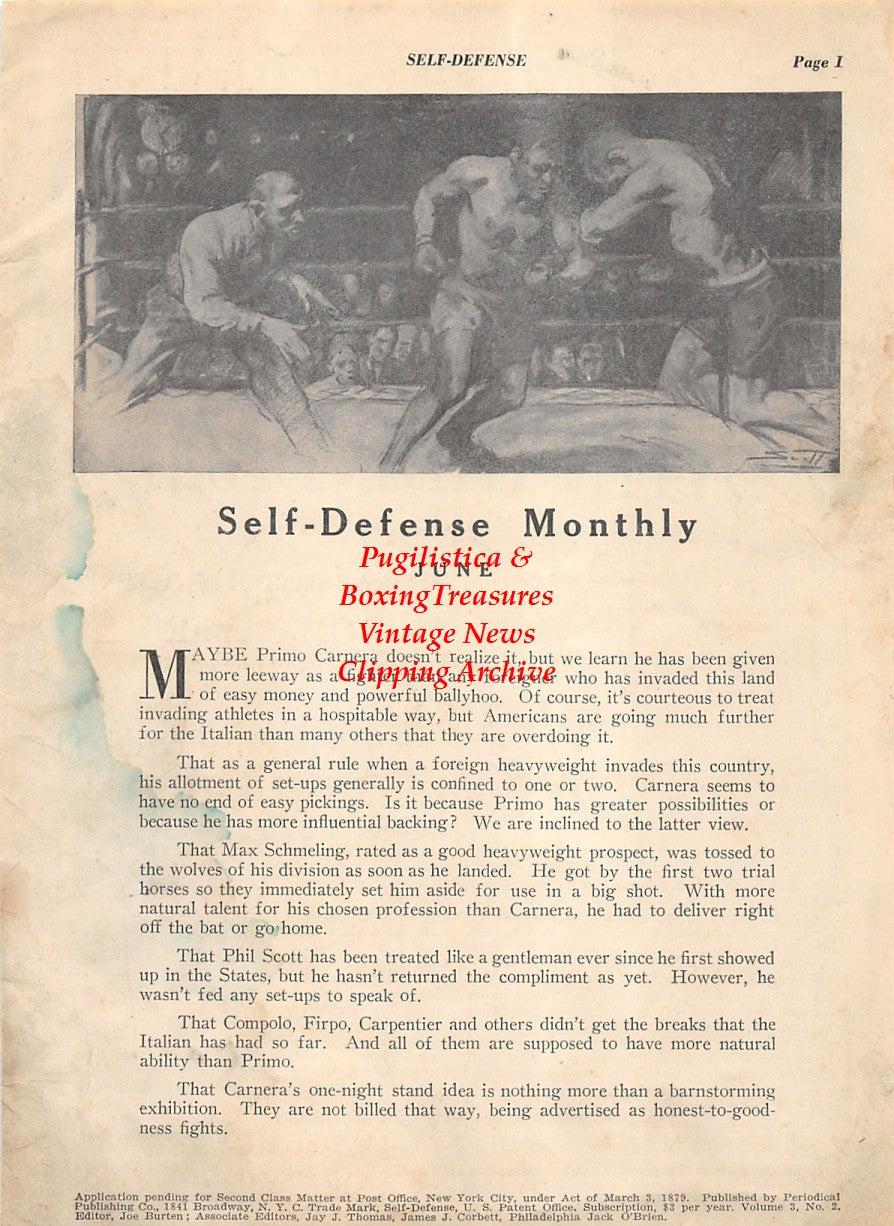 Boxing News Clipping #1982 - Tom Sayers vs. John C. Heenan