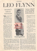 Boxing News Clipping #1990 - Leo P. Flynn, Jack Dempsey