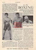 Boxing News Clipping #1994 - Al Singer, George Courtney, George Godfrey, Kid McCoy exercises
