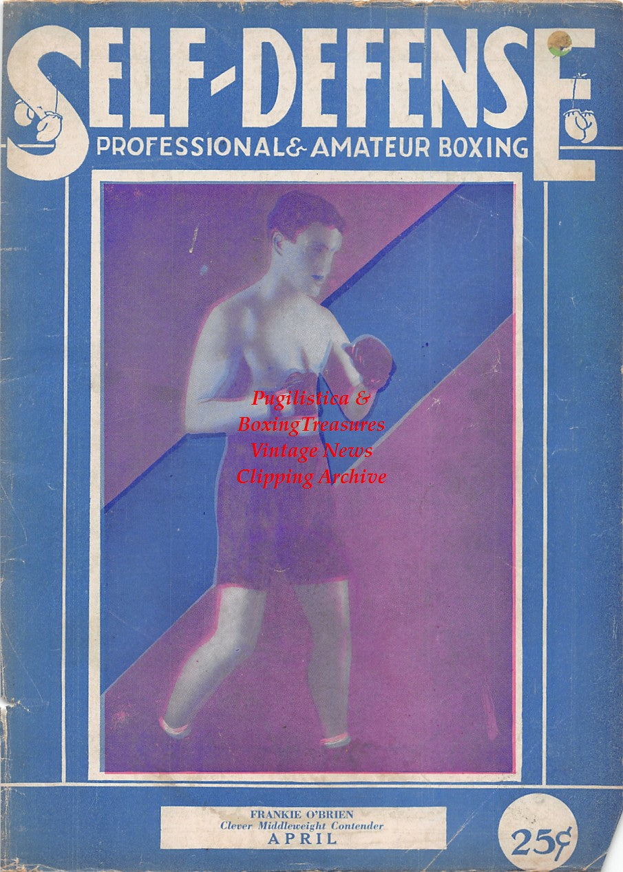 Boxing News Clipping #2002 - Frankie O'Brien