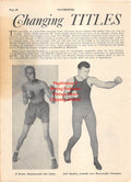 Boxing News Clipping #2012 - Panama Al Brown, Jack Sharkey, Maxie Rosenbloom