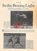 Boxing News Clipping #2013 - Sammy Mandell vs. Manuel Quintero, Jack Kid Berg vs. Tony Canzoneri