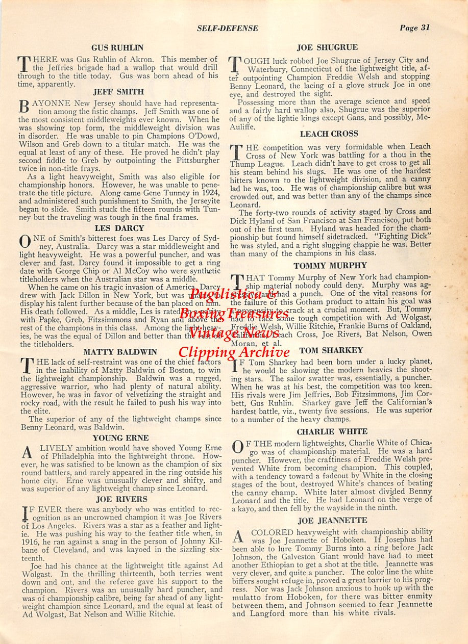 Boxing News Clipping #2016 - Rene DeVos, K.O. Christner