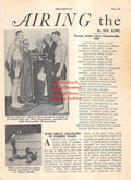 Boxing News Clipping #2018 - Jim Braddock vs. Maxie Rosenbloom, Jess McMahon, Tommy Burns