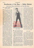 Boxing News Clipping #2021 - Bobby Michaels, Bert Quinn, Henry Hickey, Jack Daugherty