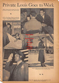 Boxing News Clipping #204 - Private Joe Louis In The Military