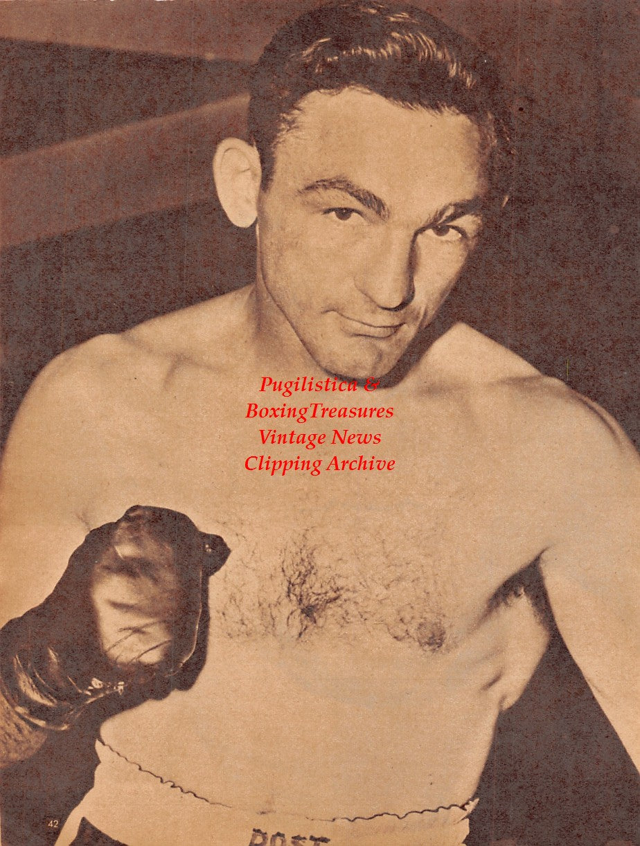 Boxing News Clipping #2041 - Kid Gavilan, Carmen Basilio