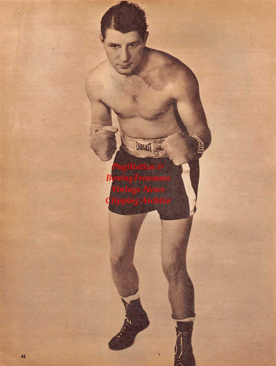Boxing News Clipping #2044 - Billy Graham, Johnny Bratton