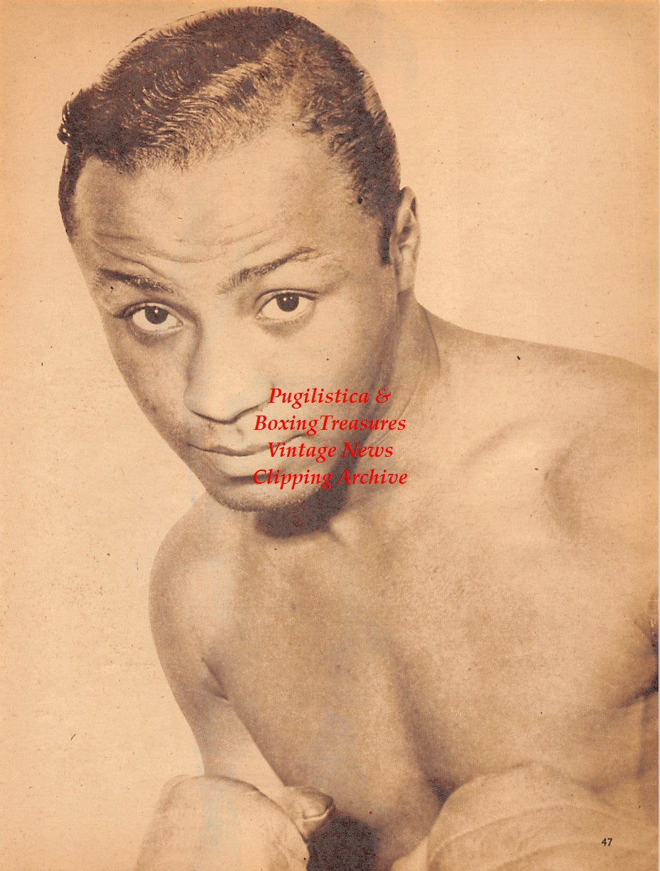 Boxing News Clipping #2044 - Billy Graham, Johnny Bratton