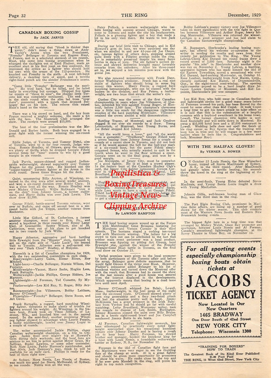 Boxing News Clipping #2054 - Sammy Fuller