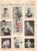 Boxing News Clipping #2056 - Al Boneck, Harry Ebbets, Britt Gorman, Rene DeVos, Jimmy Batchelor, Lloyd Boneck, Nel Tarleton, Gans McKay