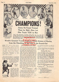 Boxing News Clipping #2059 - Joe Canamare, George Sanders, G.M. Cowie, Mike Munnelly, Fred Duell, Frank Howard, Piggy Young, Arthur DeChamplain, Buddy McNeil, Jimmy Mendoza, Jack Dempsey