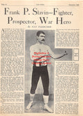 Boxing News Clipping #2060 - Frank Slavin