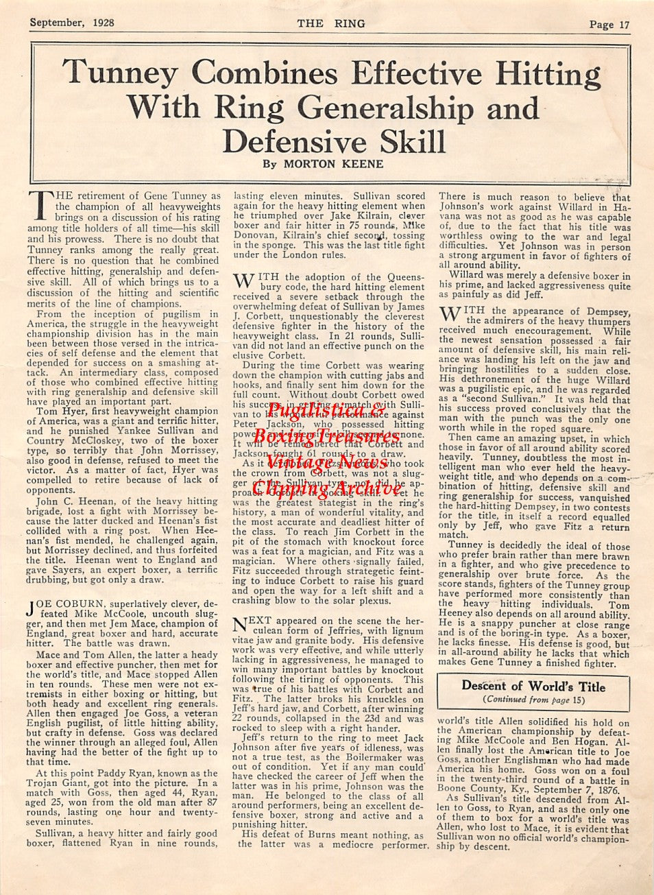 Boxing News Clipping #2068 - Charles Emanuel and Armand Emanuel