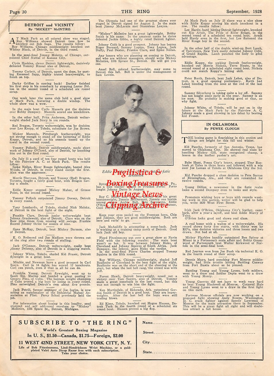 Boxing News Clipping #2073 - Eddie Guida