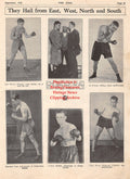 Boxing News Clipping #2074 - Earl Mastro, Young Stribling, Al Webster, Carl Studer, Jim Corbett, Knockout Vogt, Tommy Madden, Firpo Moore