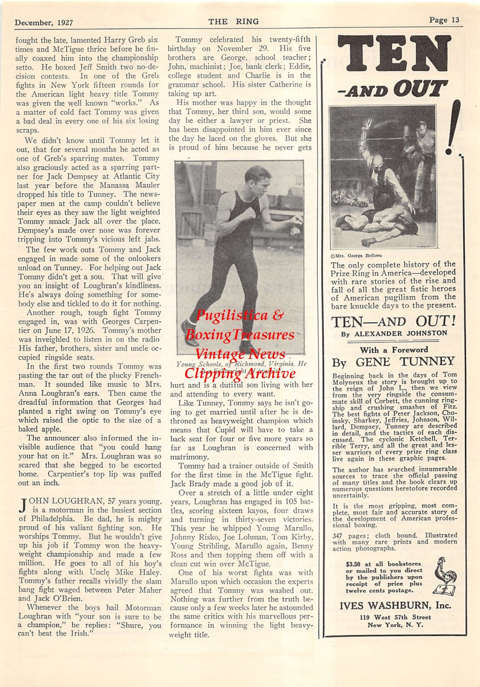 Boxing News Clipping #2078 - Young Schools