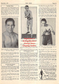Boxing News Clipping #2082 - George Cook, Johnny Cuthbert, Mickey Gill