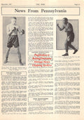 Boxing News Clipping #2086 - George Eagel, Patsy Miller, Eddie Robinson