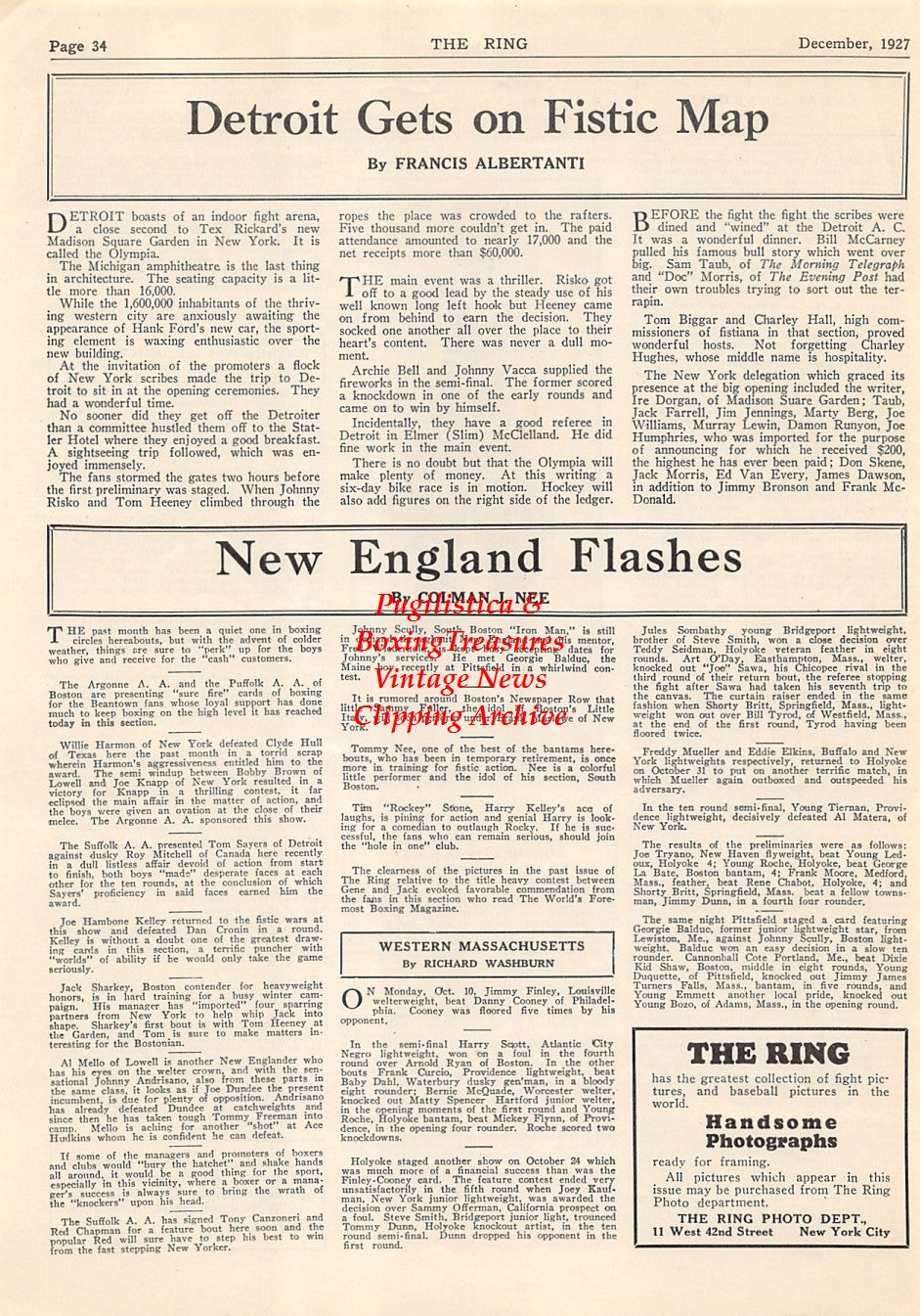 Boxing News Clipping #2087 - Phil Zwick