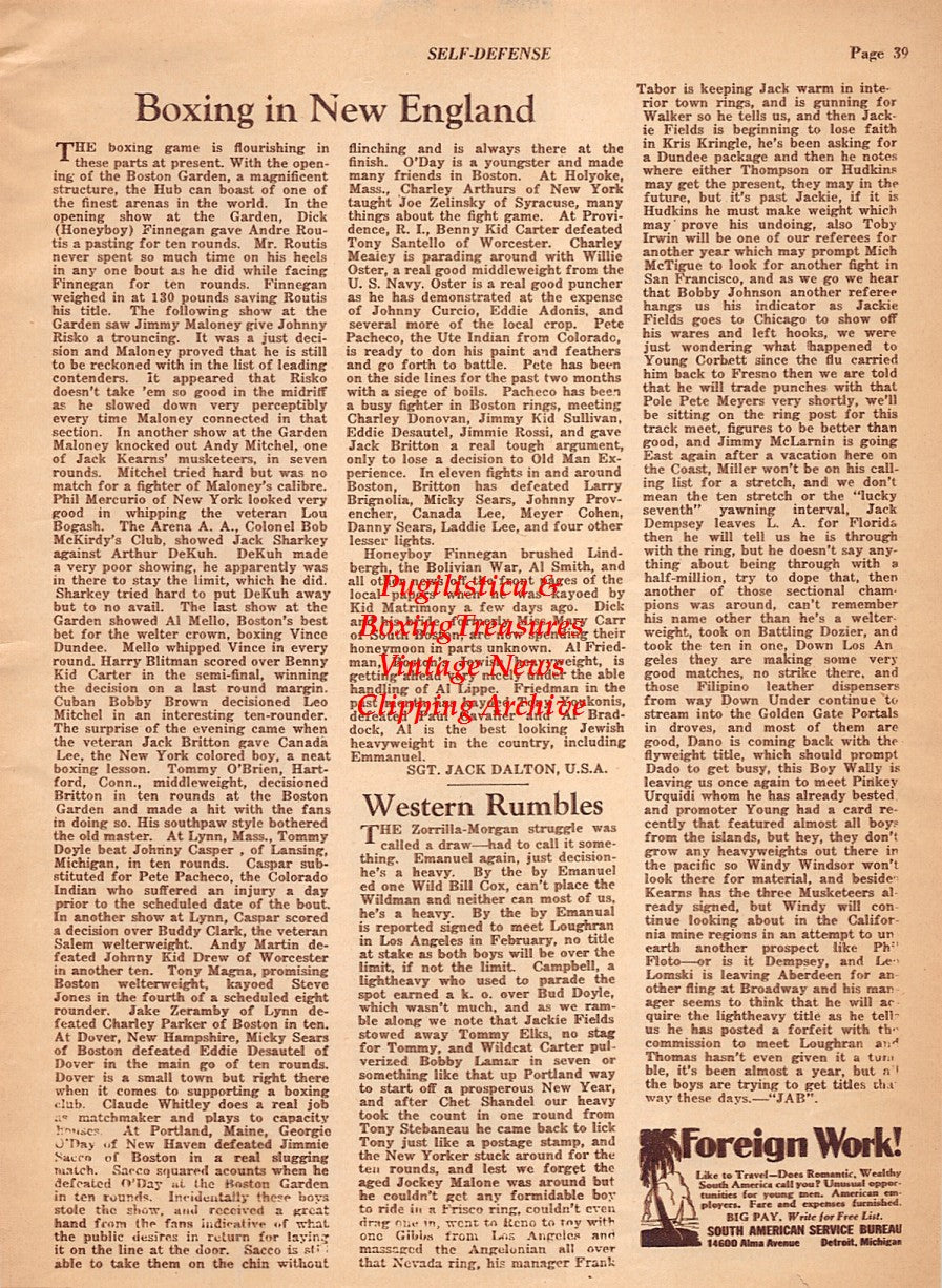 Boxing News Clipping #2102 - Pat Boynton