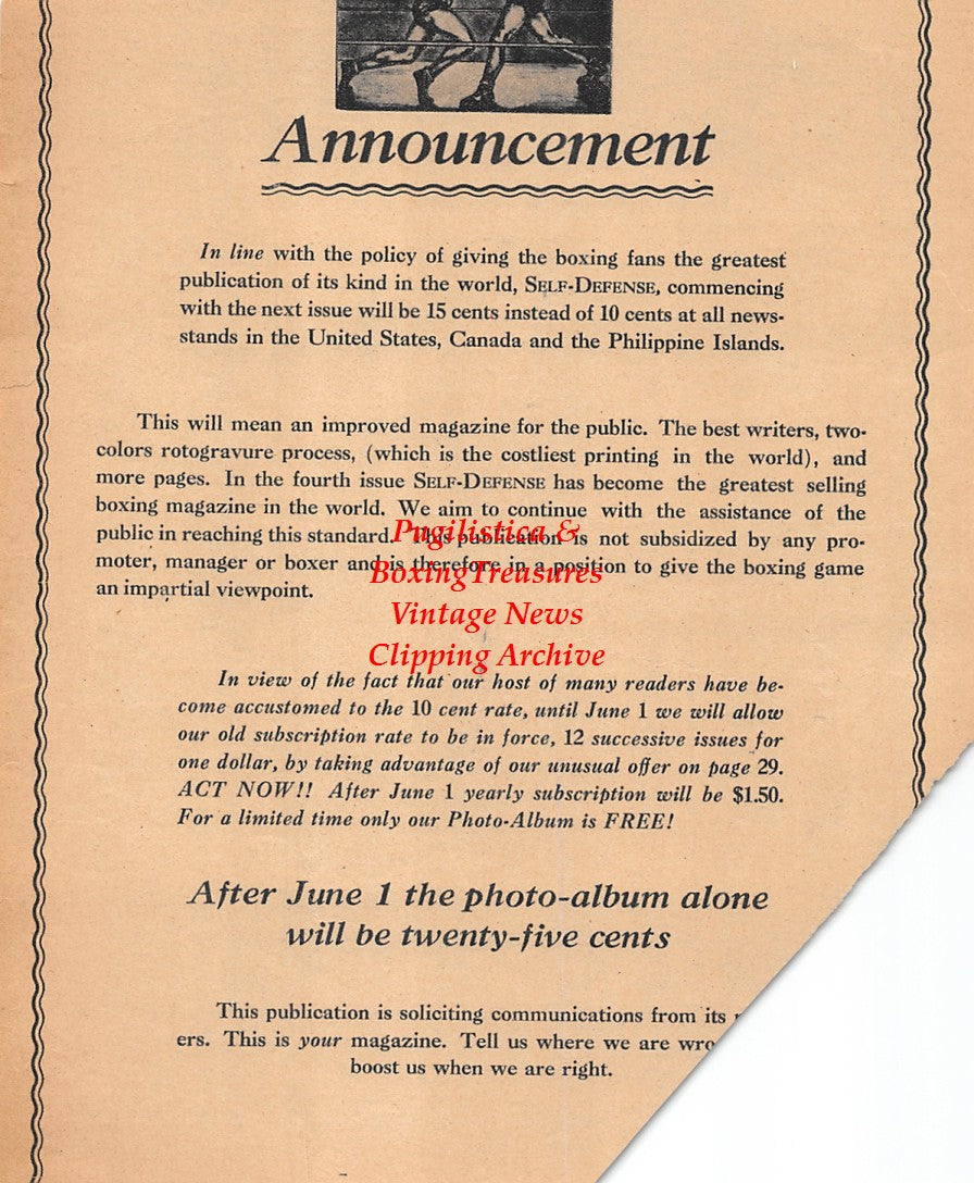 Boxing News Clipping #2106 - Eddie Roberts & Phil McGraw at Grupp's Gym